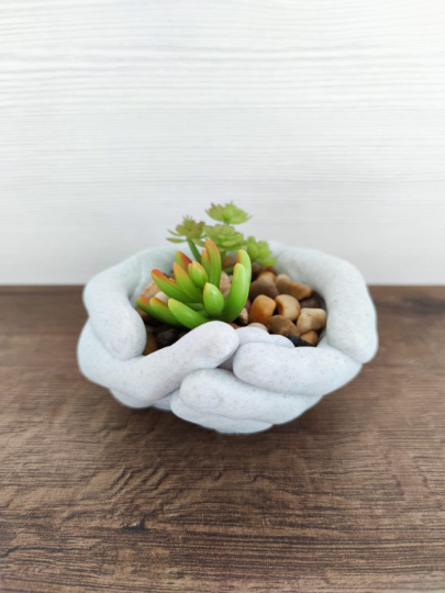 hands planter or storage tray