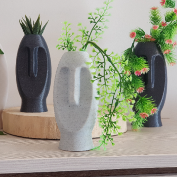moai flower pots